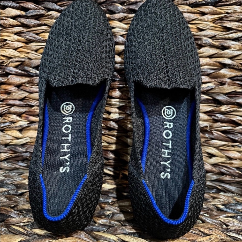 Rothy's Loafer in Black Honeycomb - 8